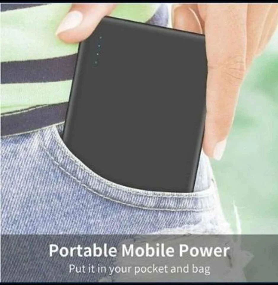 Portable Charger, Ultra-Slim Dual 3A Power bank 18W image indicator(2)