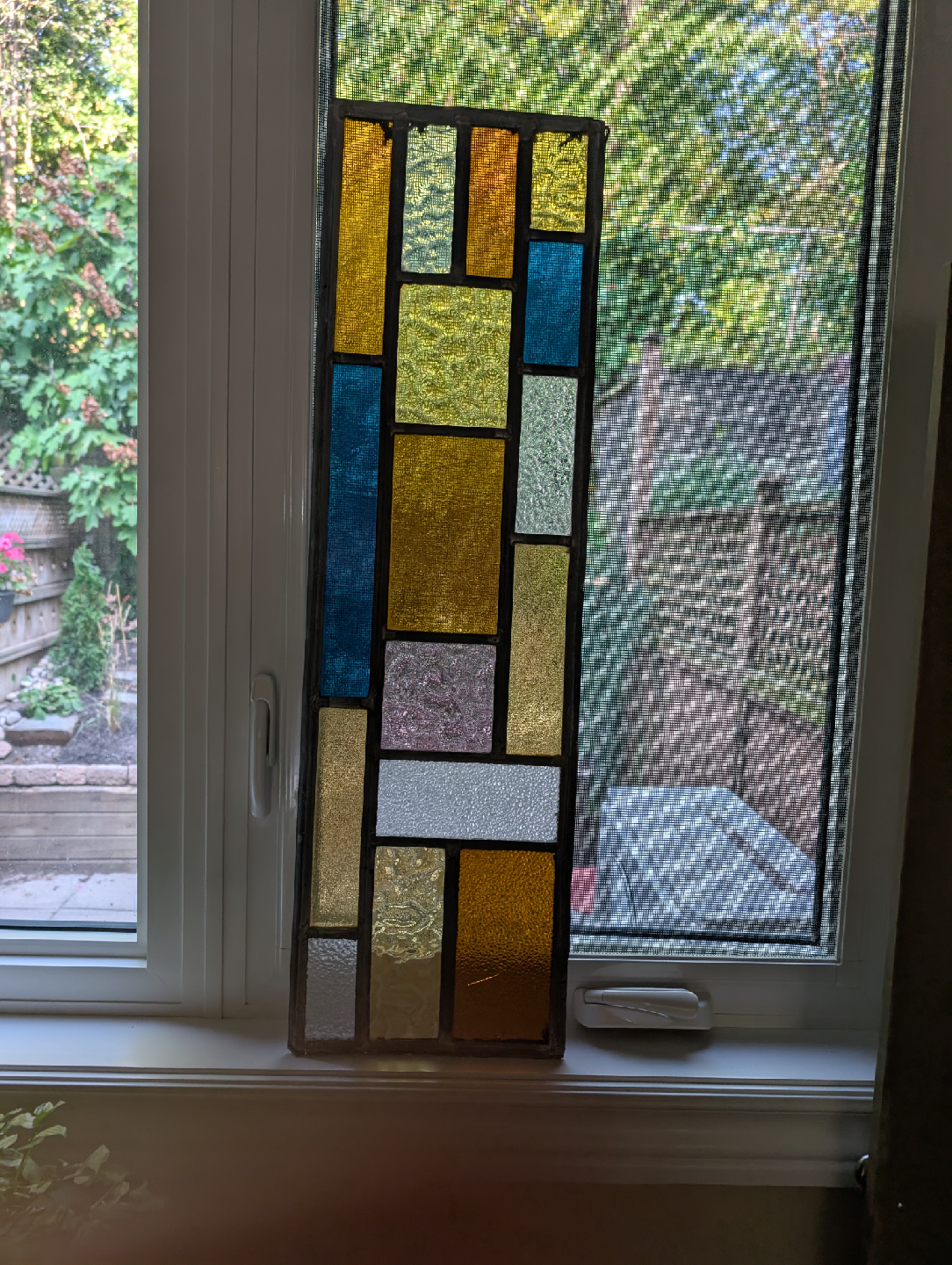 Stained Glass Window Panel