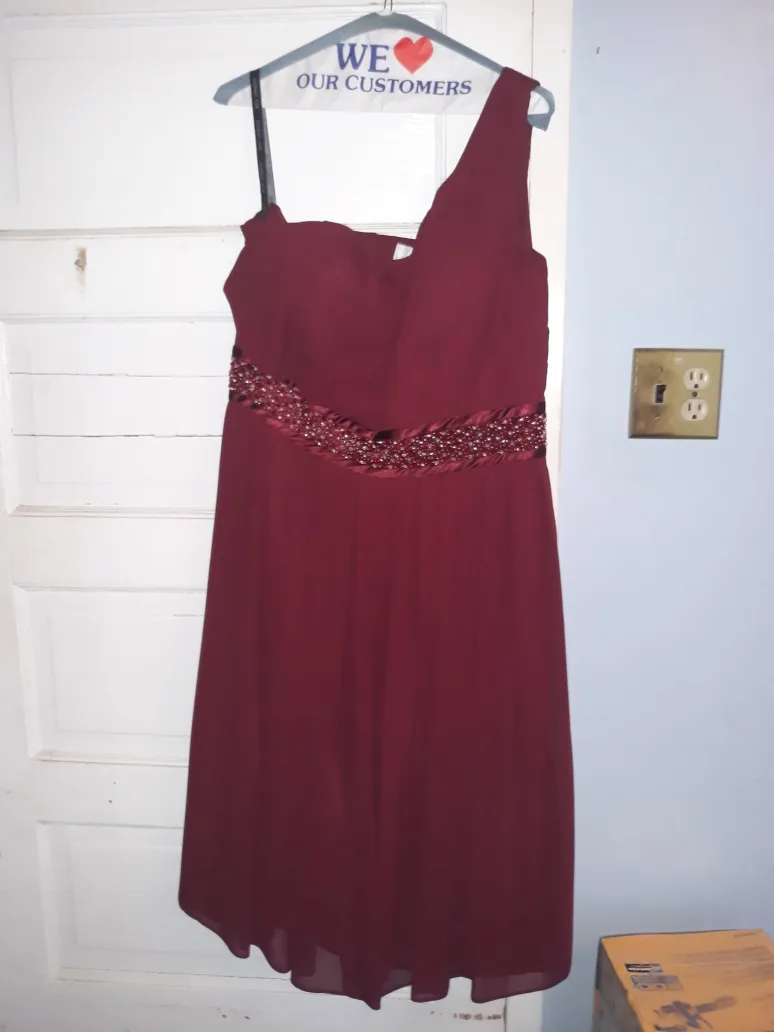 Bill Levkoff Dress - Size 18 - Burgundy image indicator(2)
