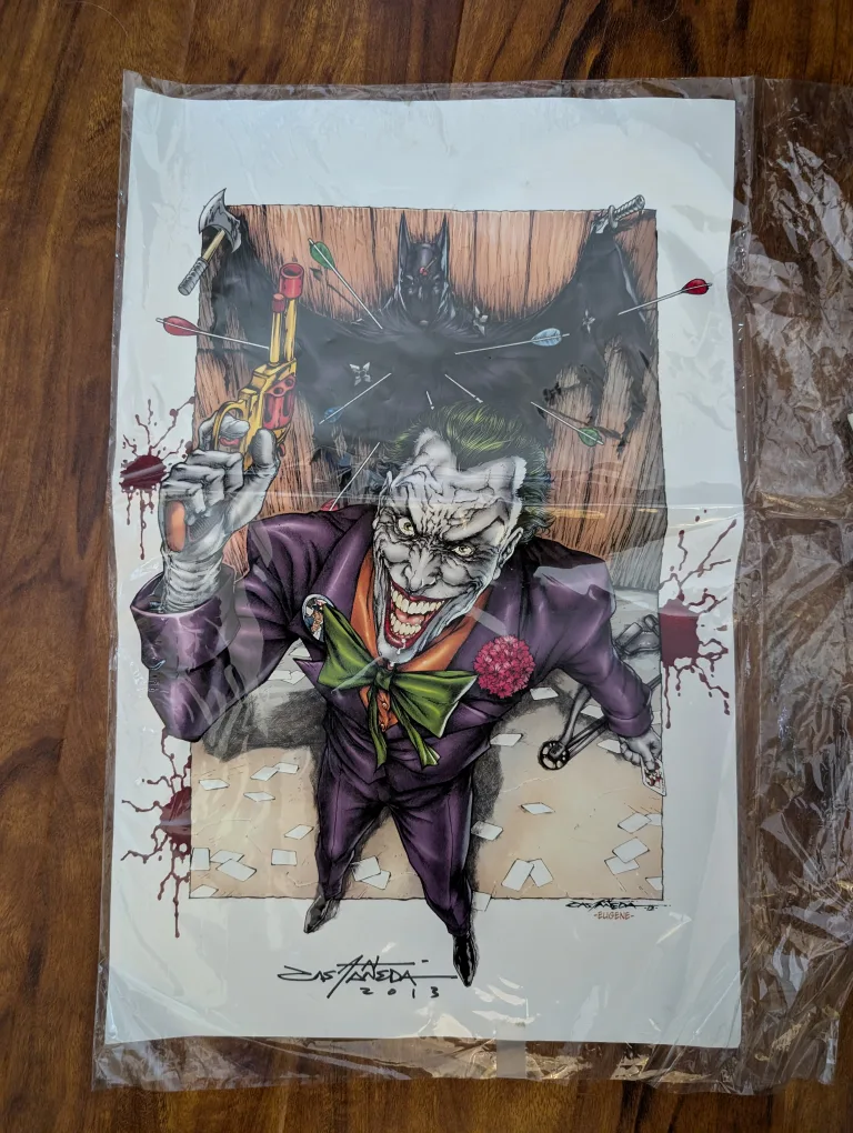 Joker & Batman Print by Castaneda thumbnail