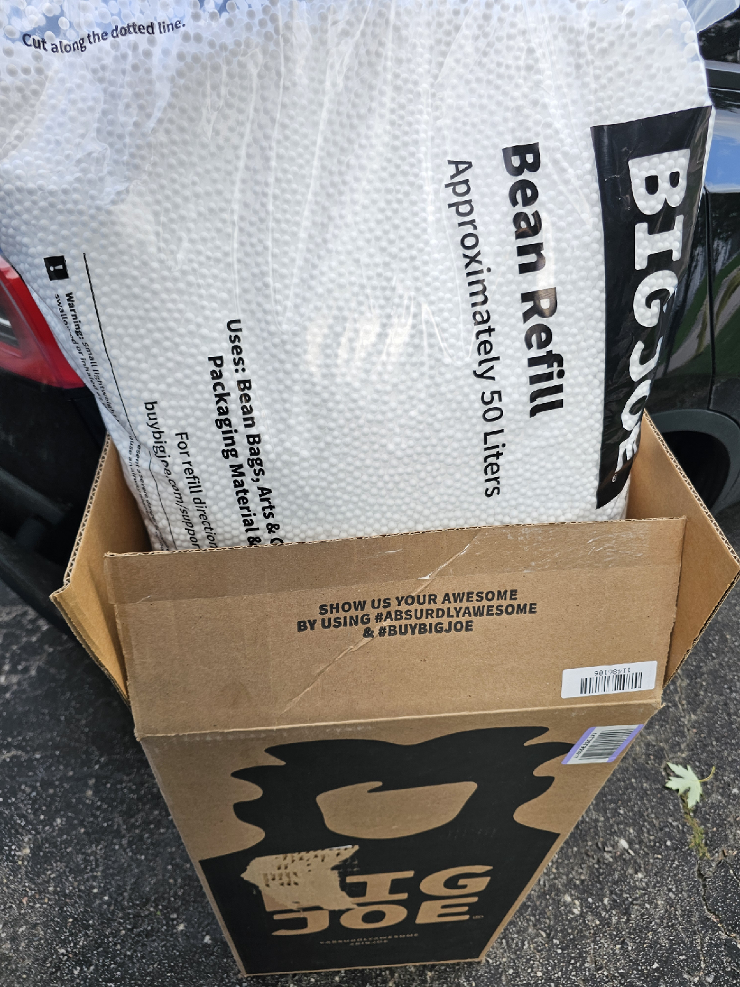 2 Big Joe Bean Refills - Approximately 50 Liters