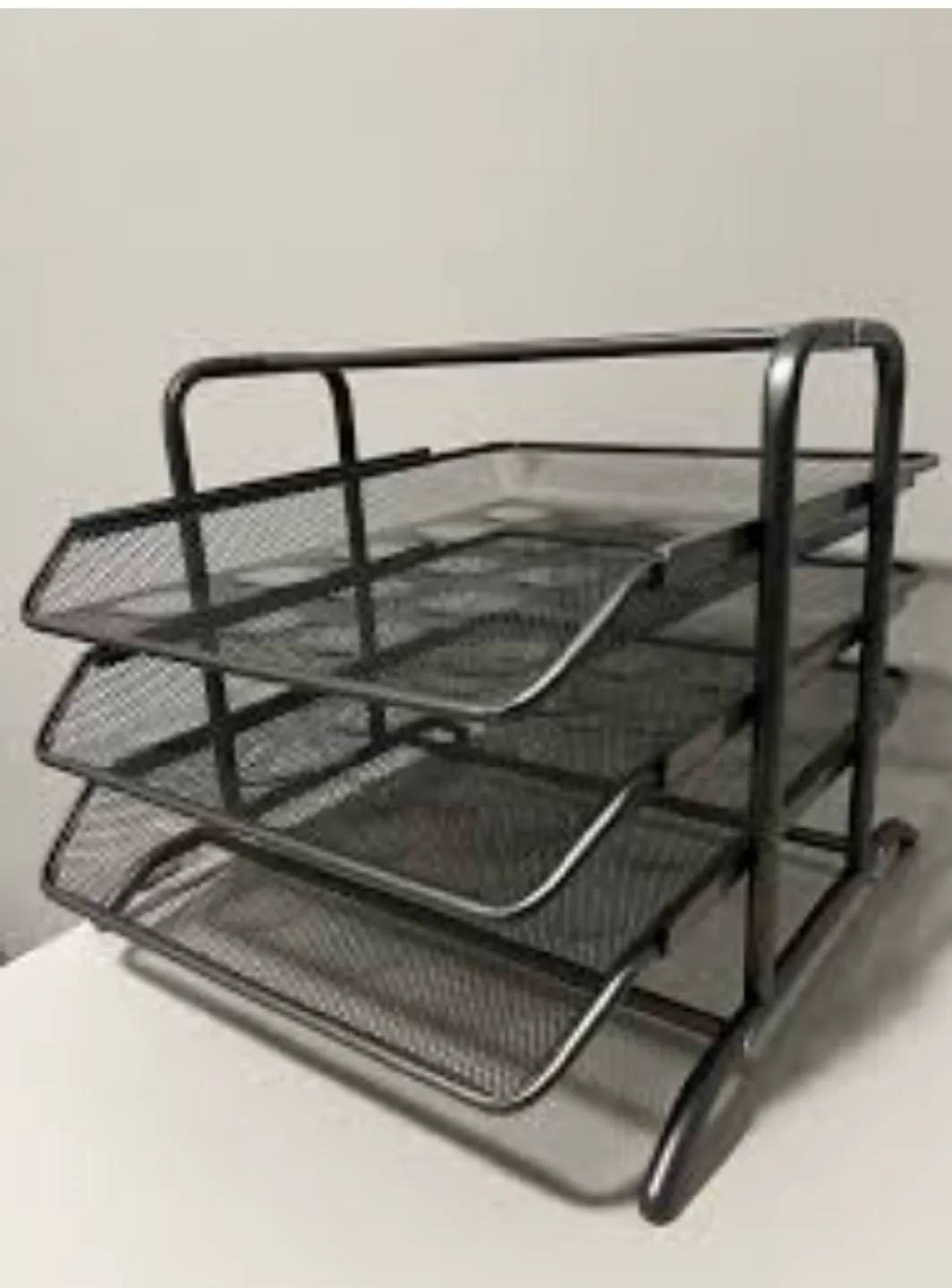 Metal Mesh 3-Tier Paper Tray thumbnail
