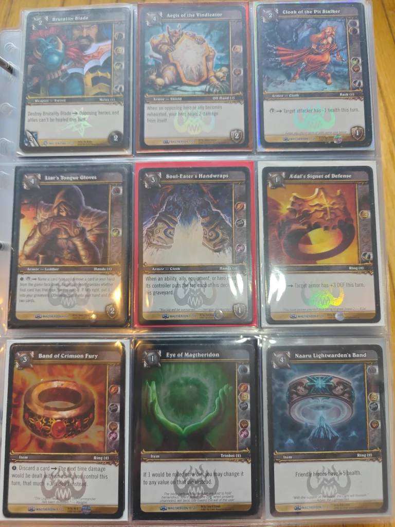 World of Warcraft TCG "Raid Rares" Cards image indicator(2)