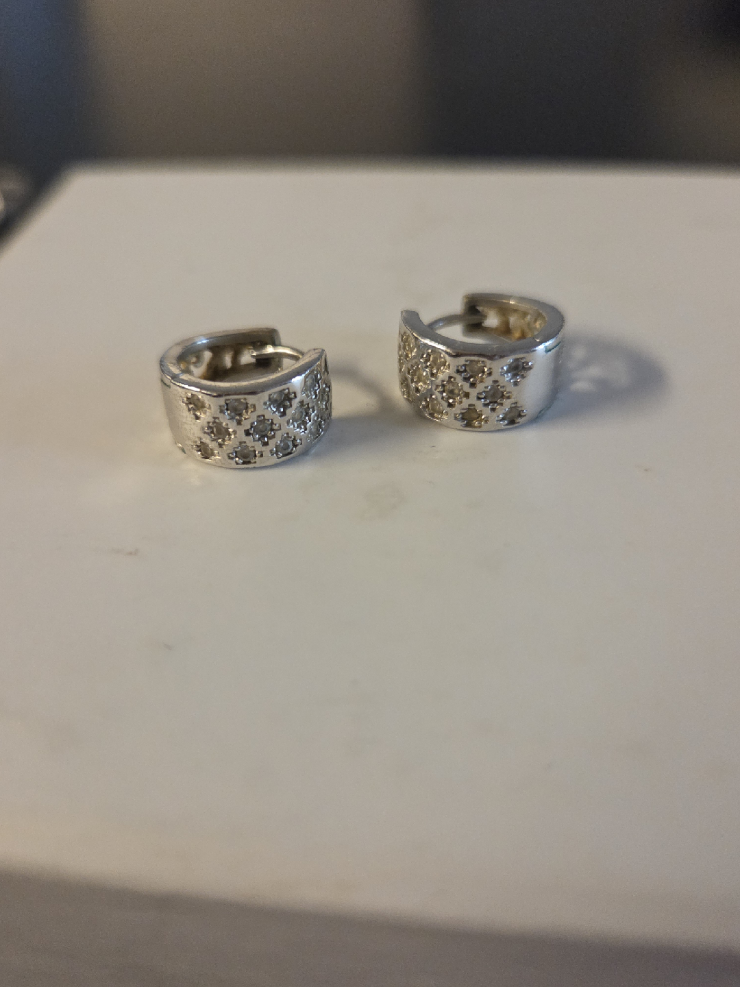 Silver-tone Hoop Earrings