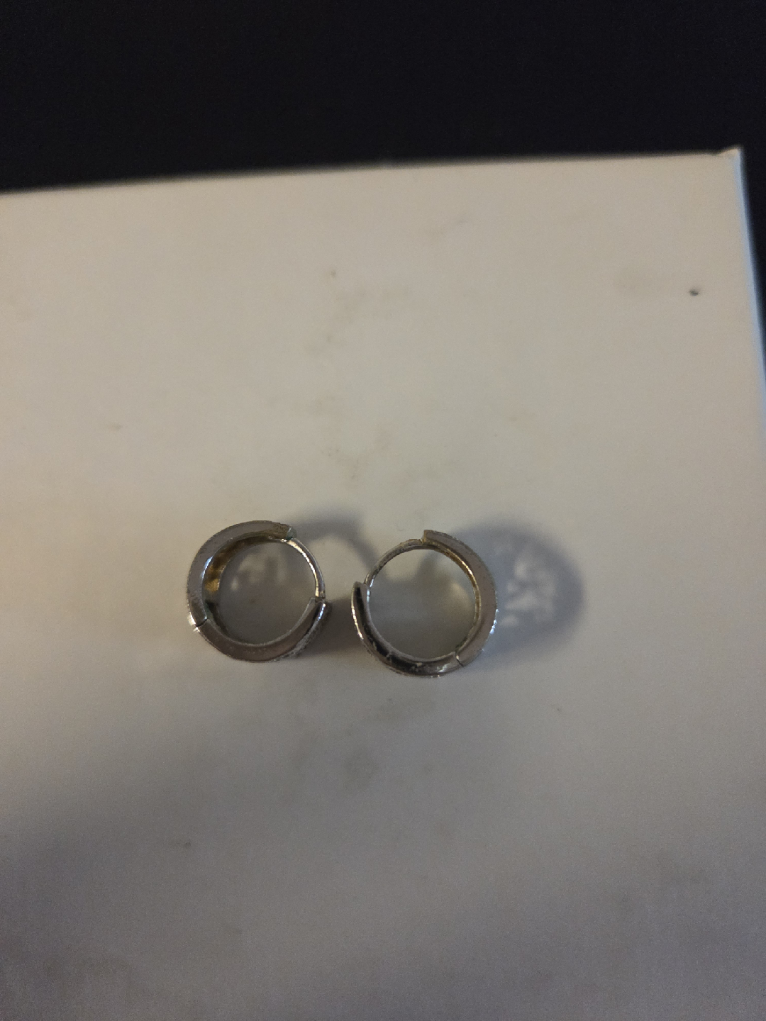Silver-tone Hoop Earrings - photo 2
