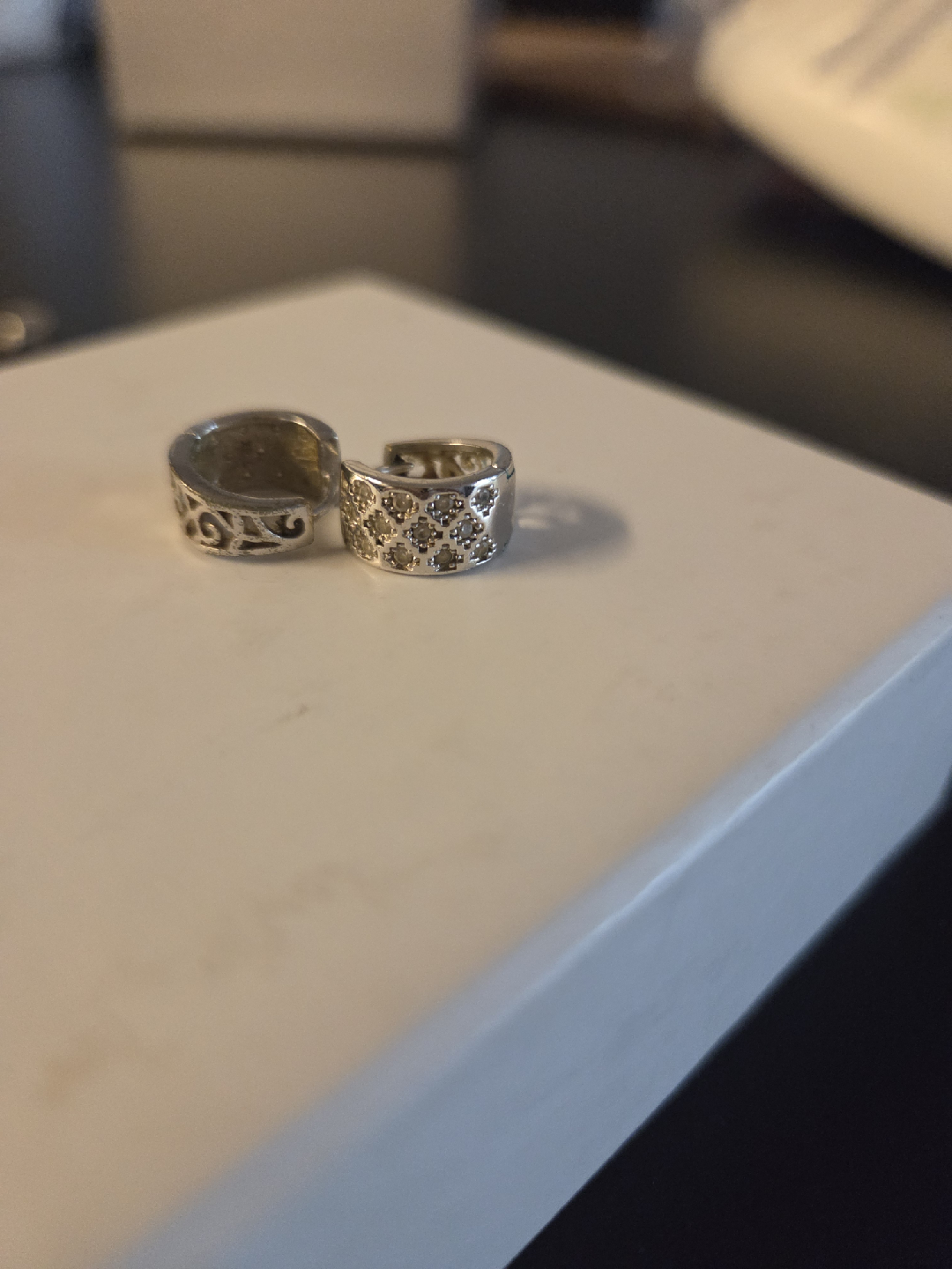 Silver-tone Hoop Earrings - photo 3
