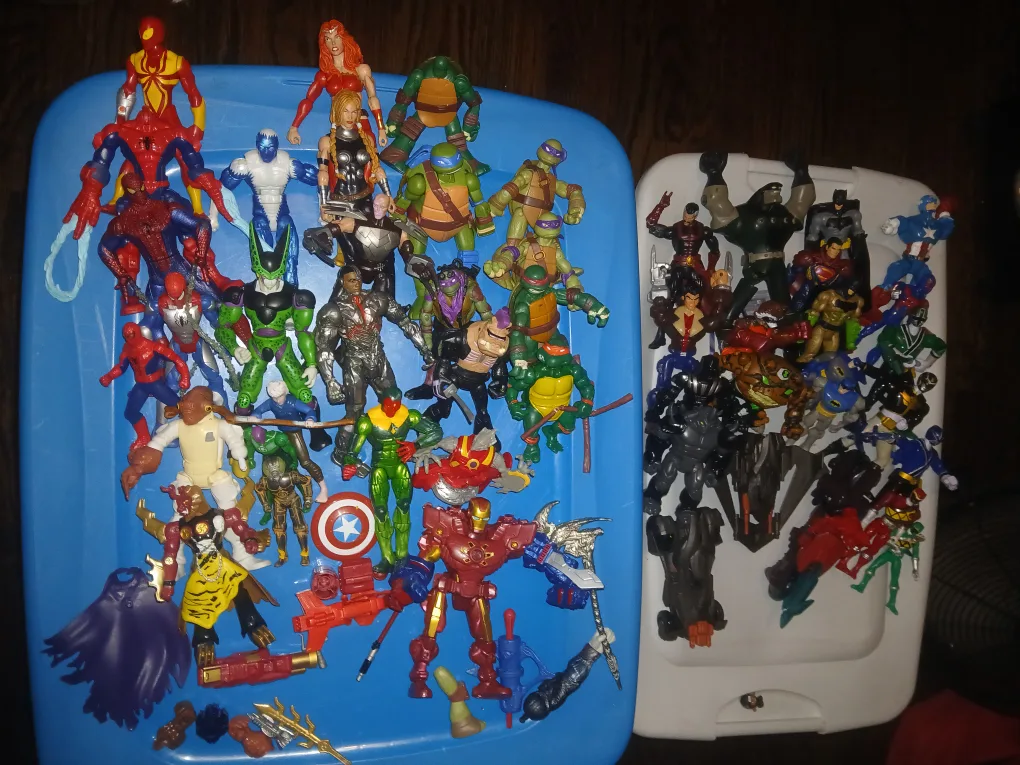 Mixed Action Figures, each Different Price, ask image indicator(2)