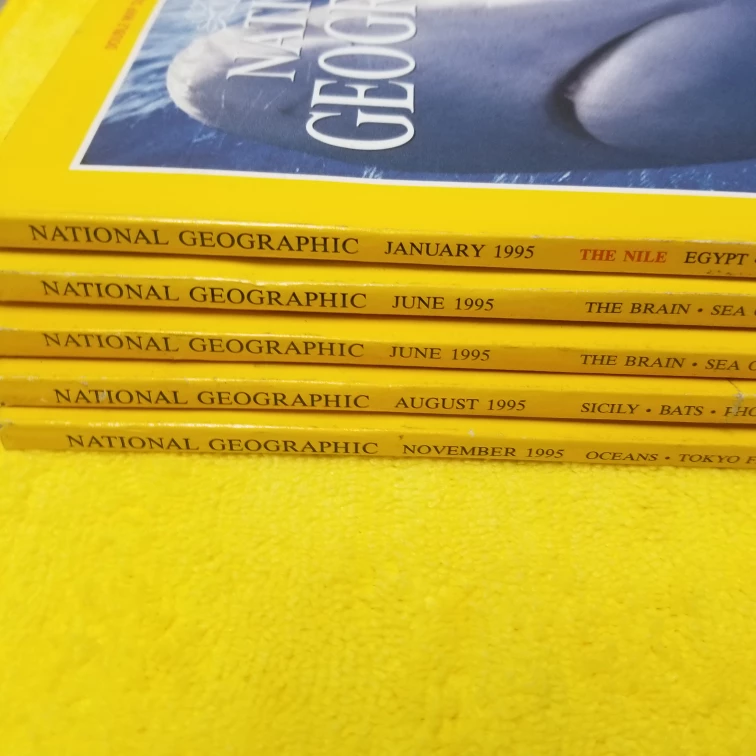 National Geographic Magazines - 1995
