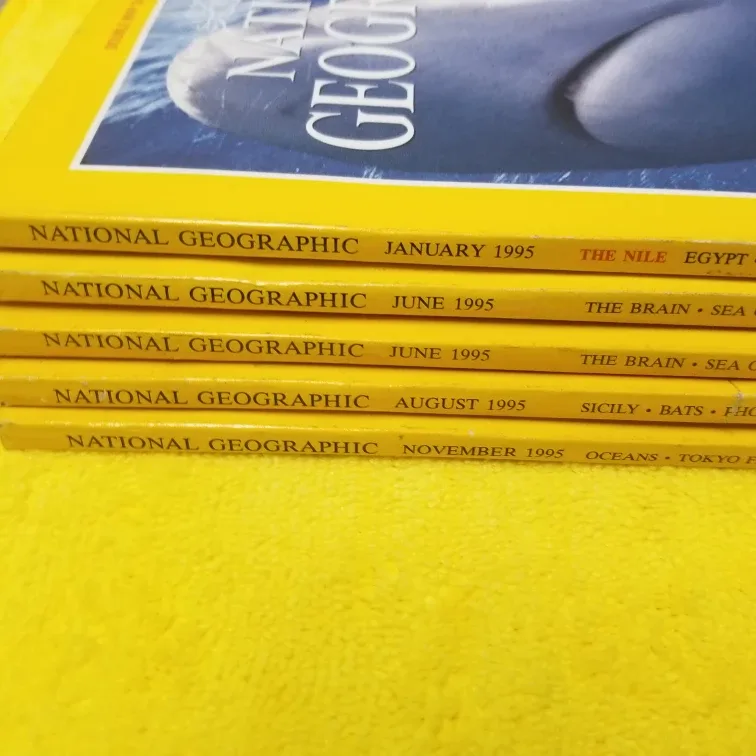 National Geographic Magazines - 1995 thumbnail