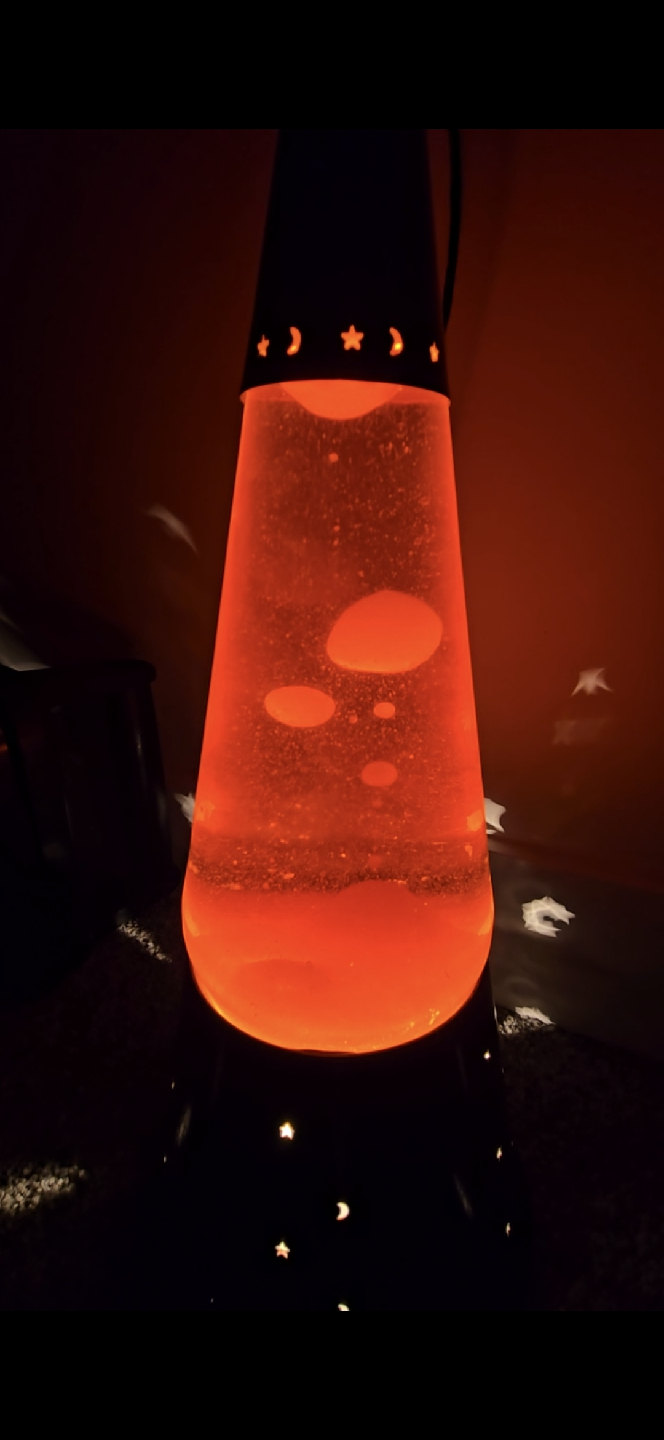 Vintage Lava Lamp – Orange