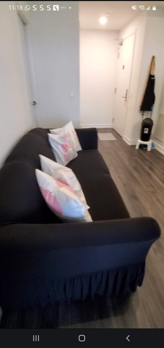 NOT FREE Black Sofa Bed- Make an offer