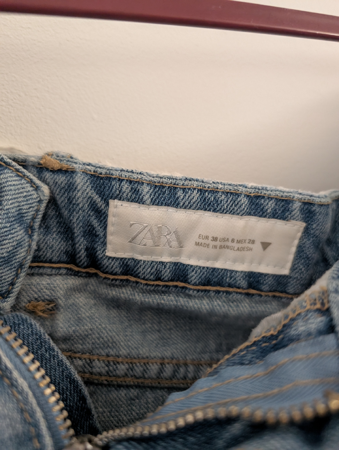 Zara Denim Shorts Distressed Jeans Shorts EUR 38 - photo 2