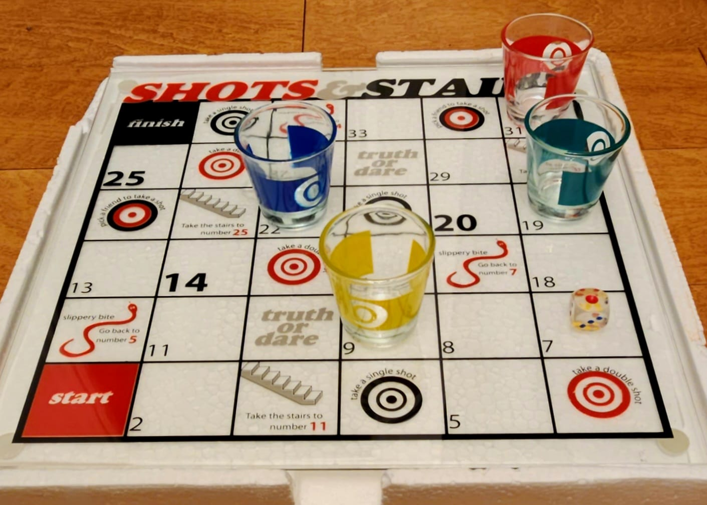 Shots & Stairs Drinking Game