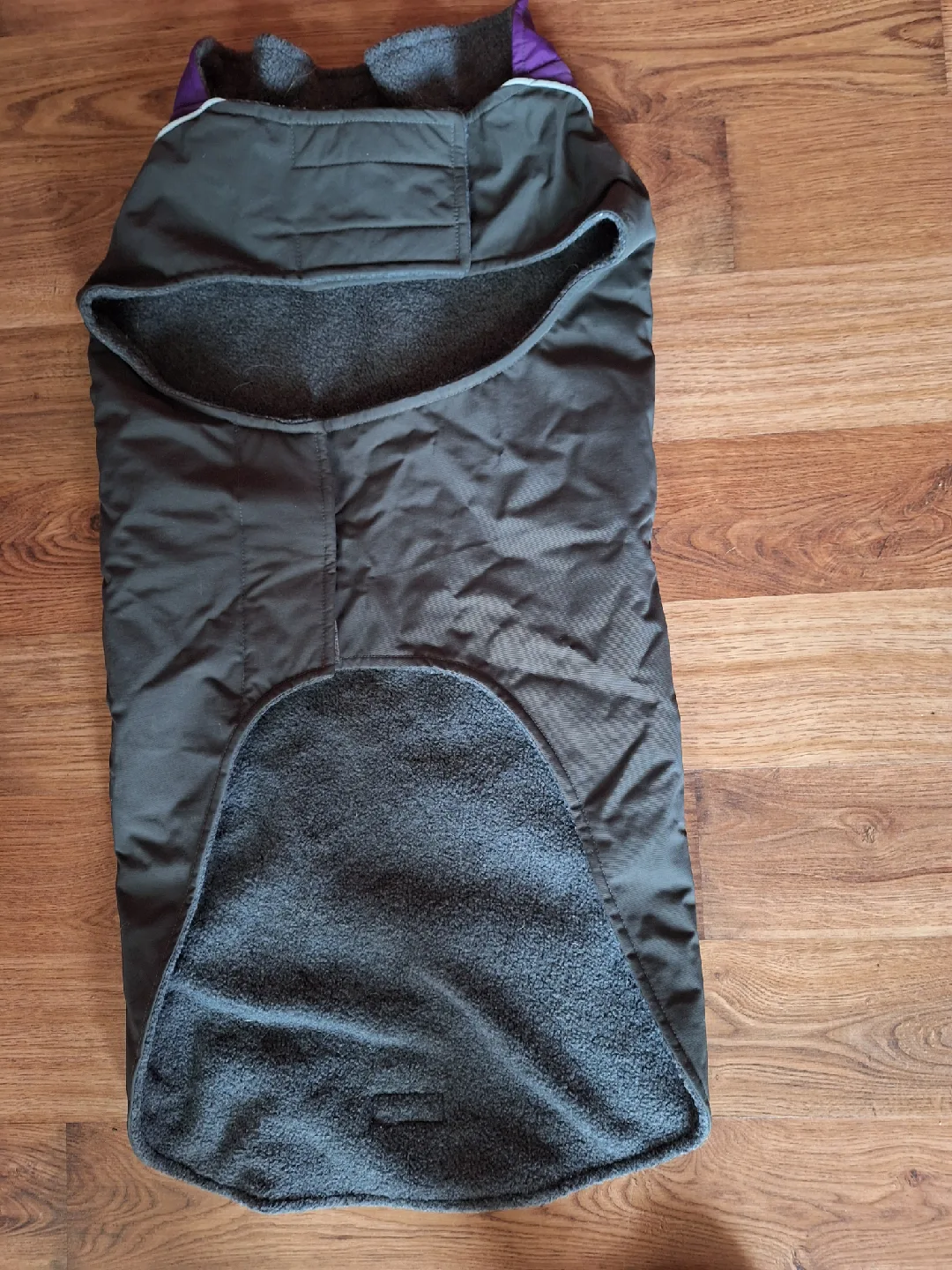 Bark & Fitz Dog Coat - Purple & Grey image indicator(2)