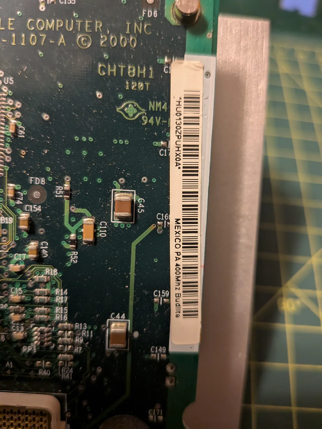 Apple 820-1107-A 400MHz PowerMac G4 Processor with Heatsink image indicator(4)