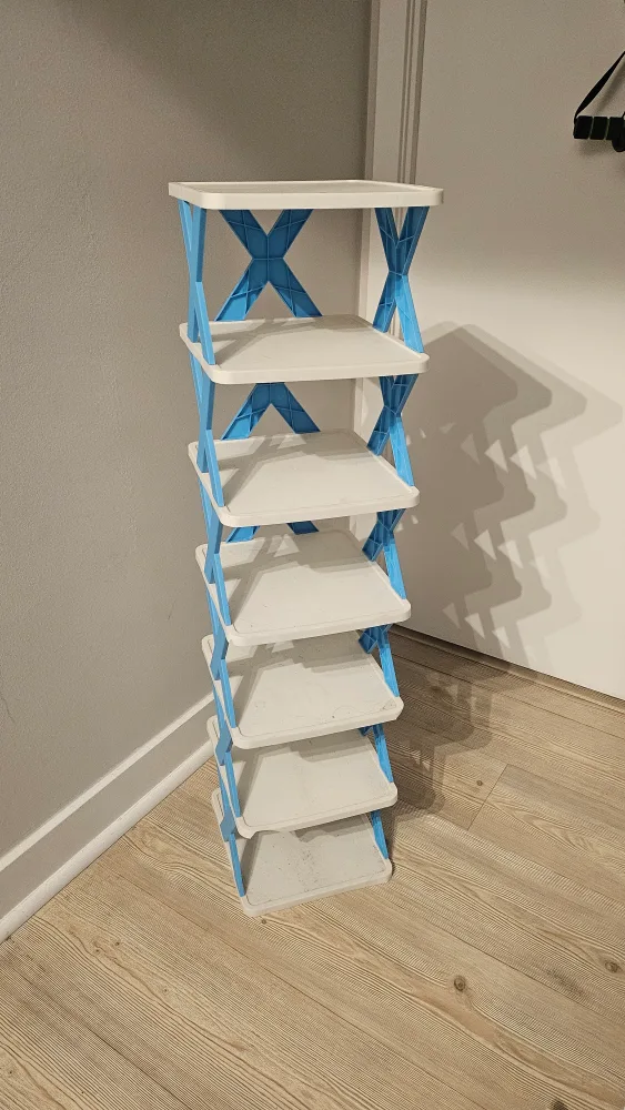 Plastic shoe rack tiers thumbnail