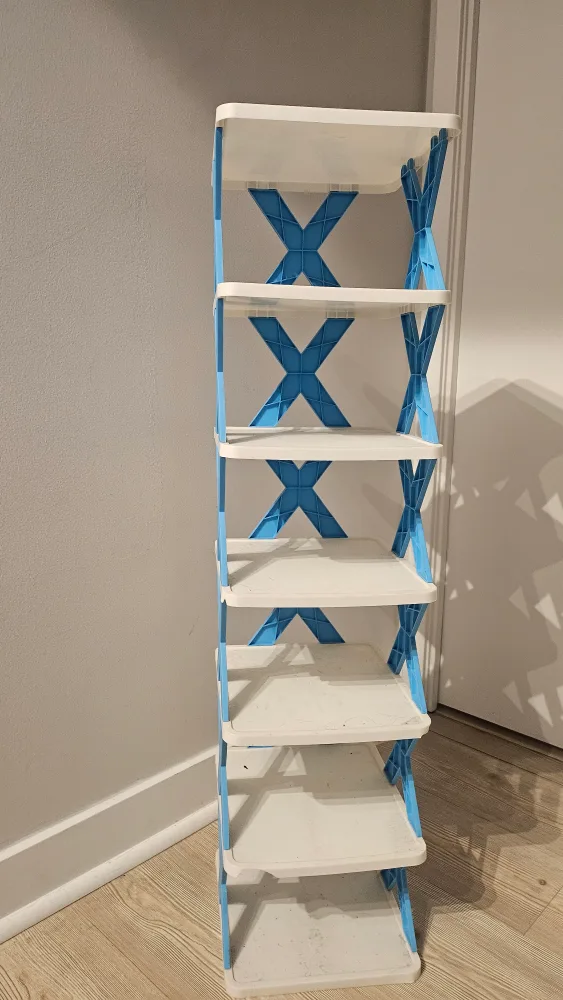 Plastic shoe rack tiers image indicator(2)