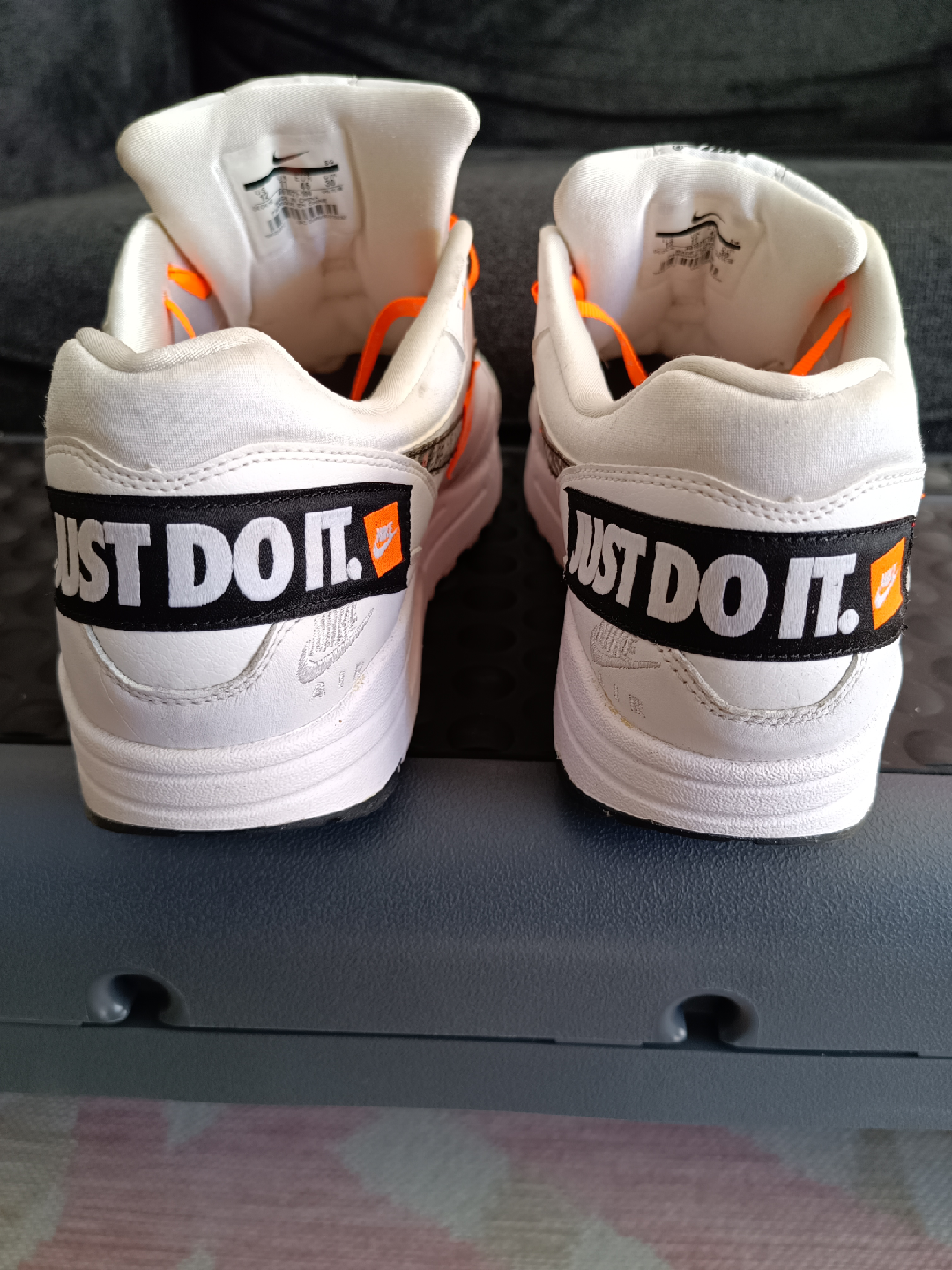 Nike Air Max 1 'Just Do It' - White/Orange - photo 2