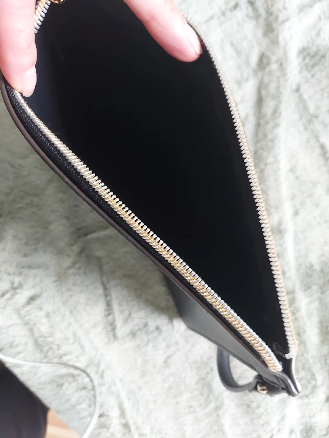 Karl Lagerfeld Paris Black Wristlet Pouch image indicator(3)