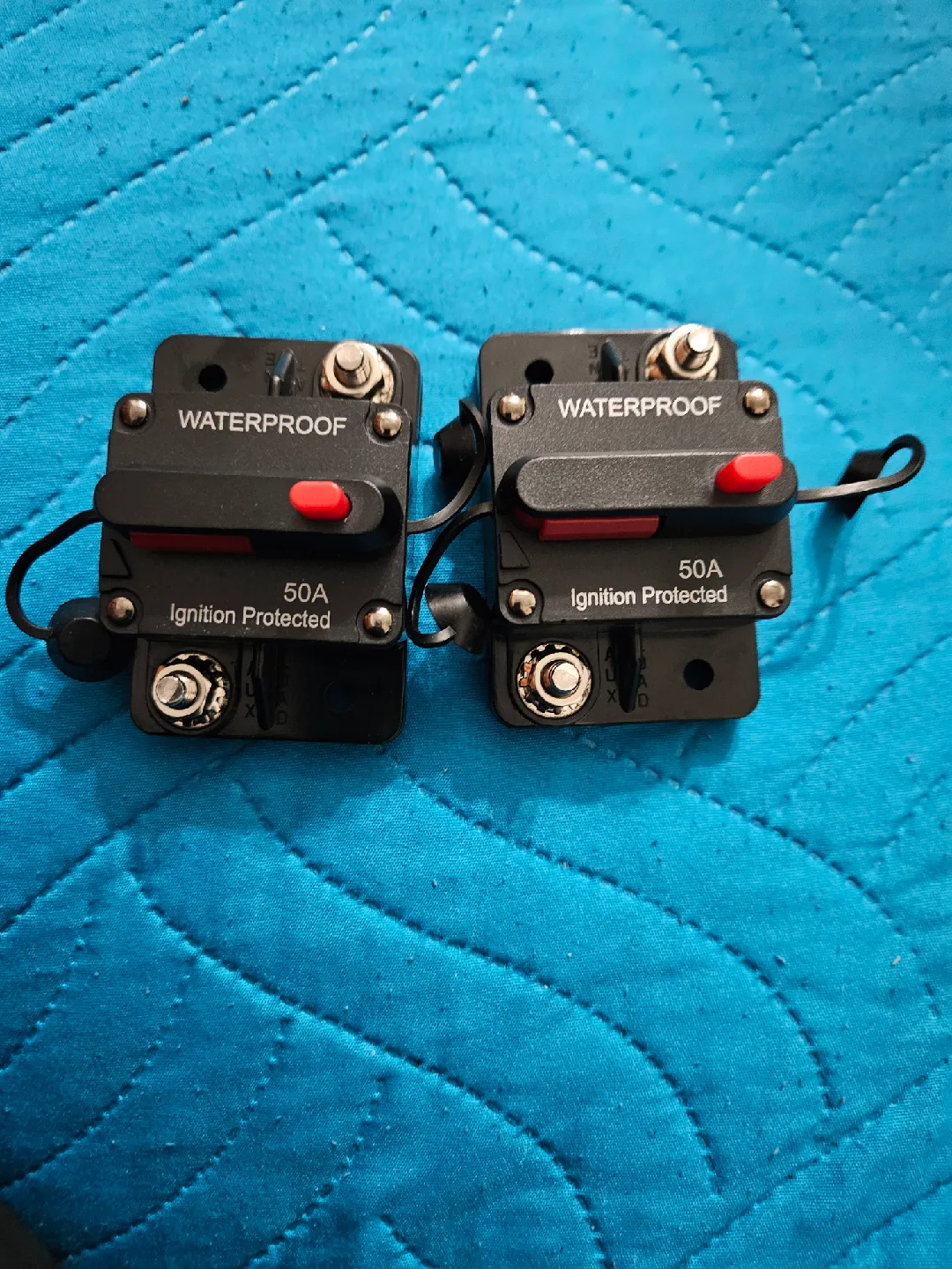 Waterproof 50A Ignition Protected Circuit Breaker thumbnail
