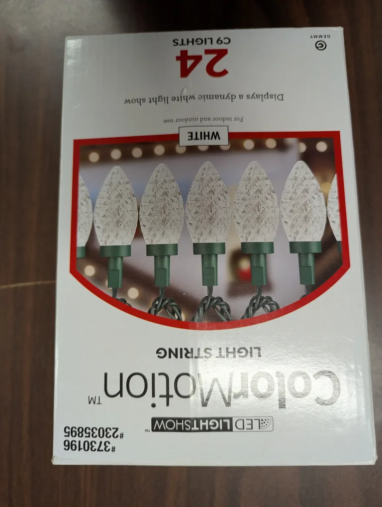 Gemmy ColorMotion LED Light String - 24 C9 Lights thumbnail