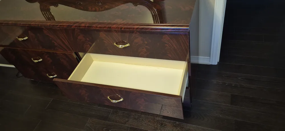 Dresser with Mirror - Dark Wood Finish image indicator(5)