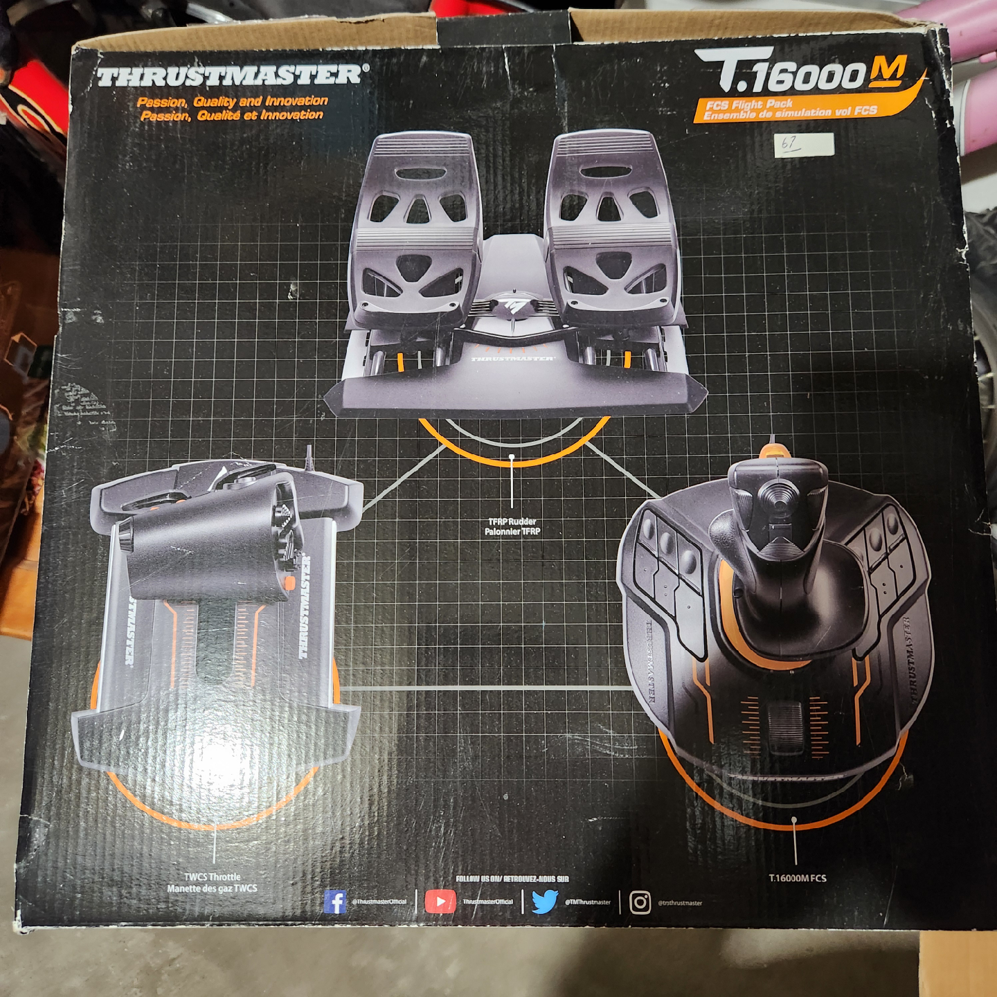 Thrustmaster T.16000M FCS Flight Pack - NEW