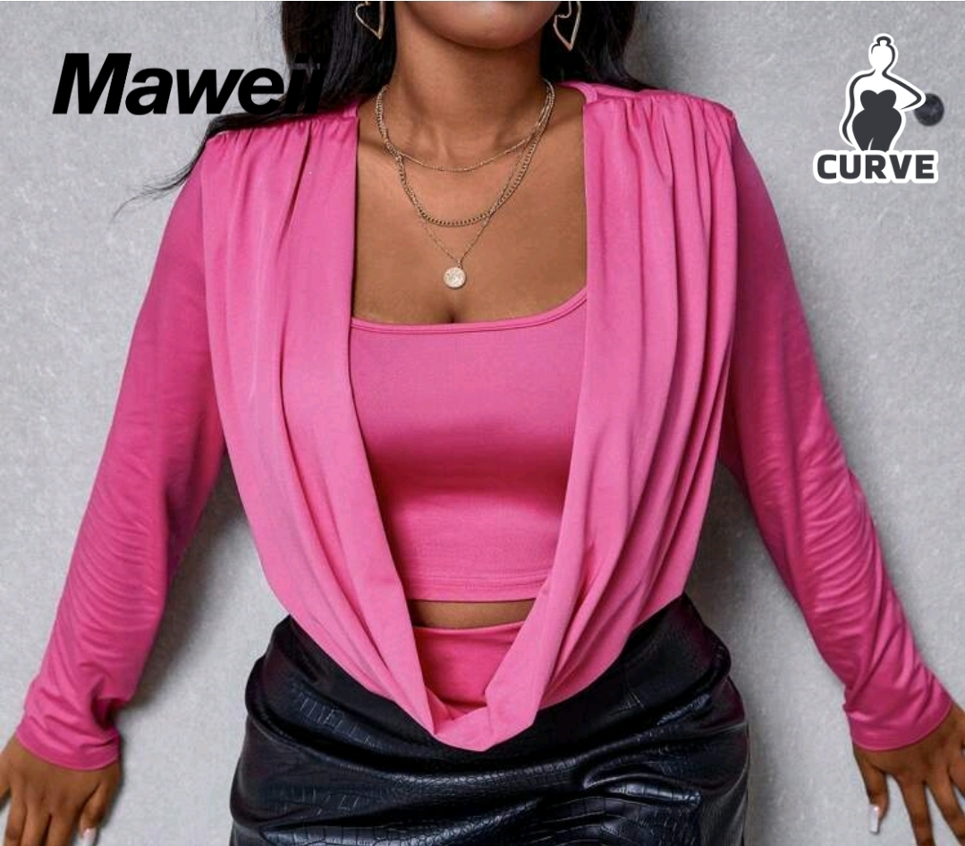 🏆  Maweve Pink Long Sleeve Top