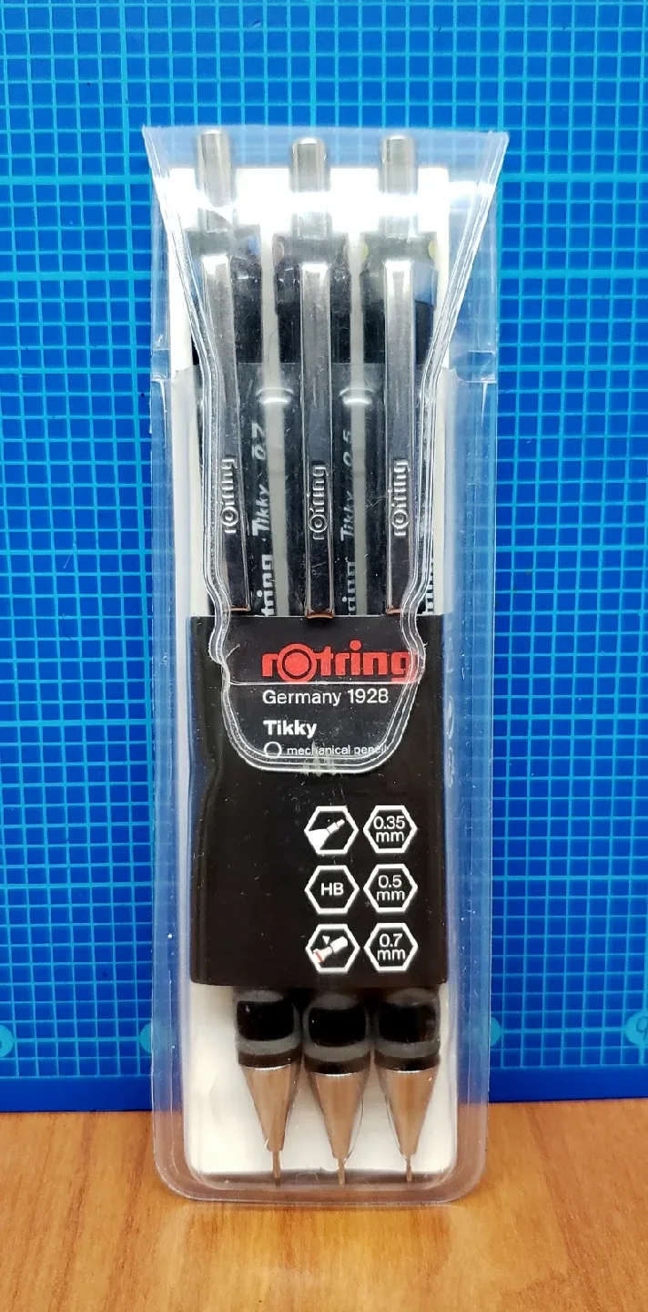 Rotring Tikky Mechanical Pencil Set - 0.35, 0.5, 0.7 mm image indicator(2)
