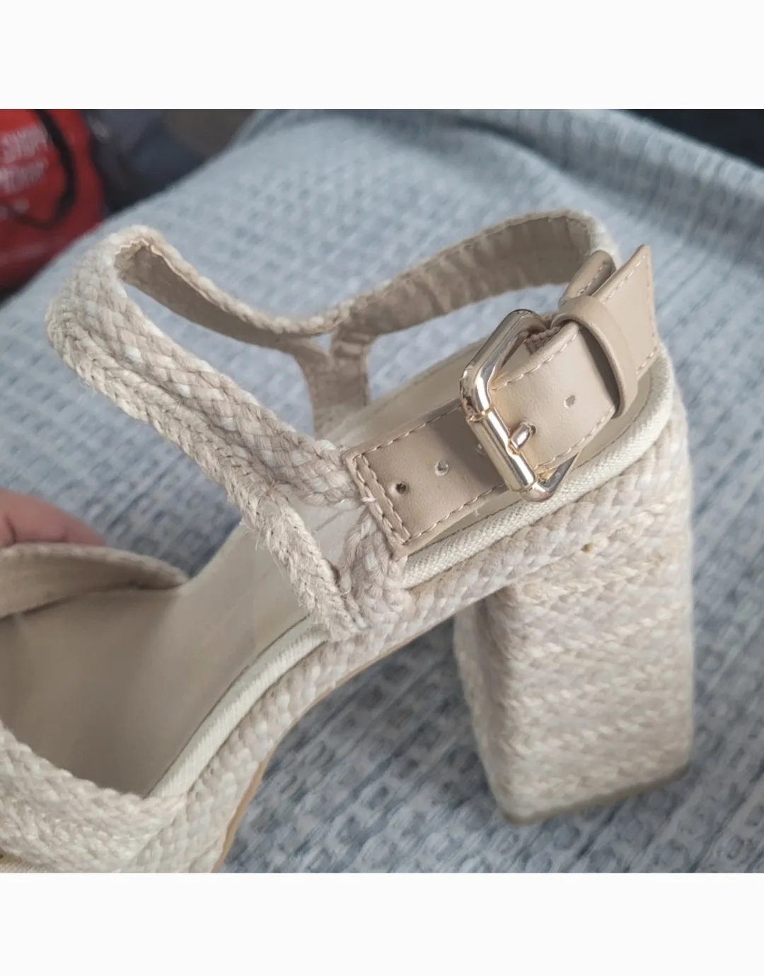 Dolce Vita Tan Espadrille Platform Sandals- Size 9 image indicator(10)
