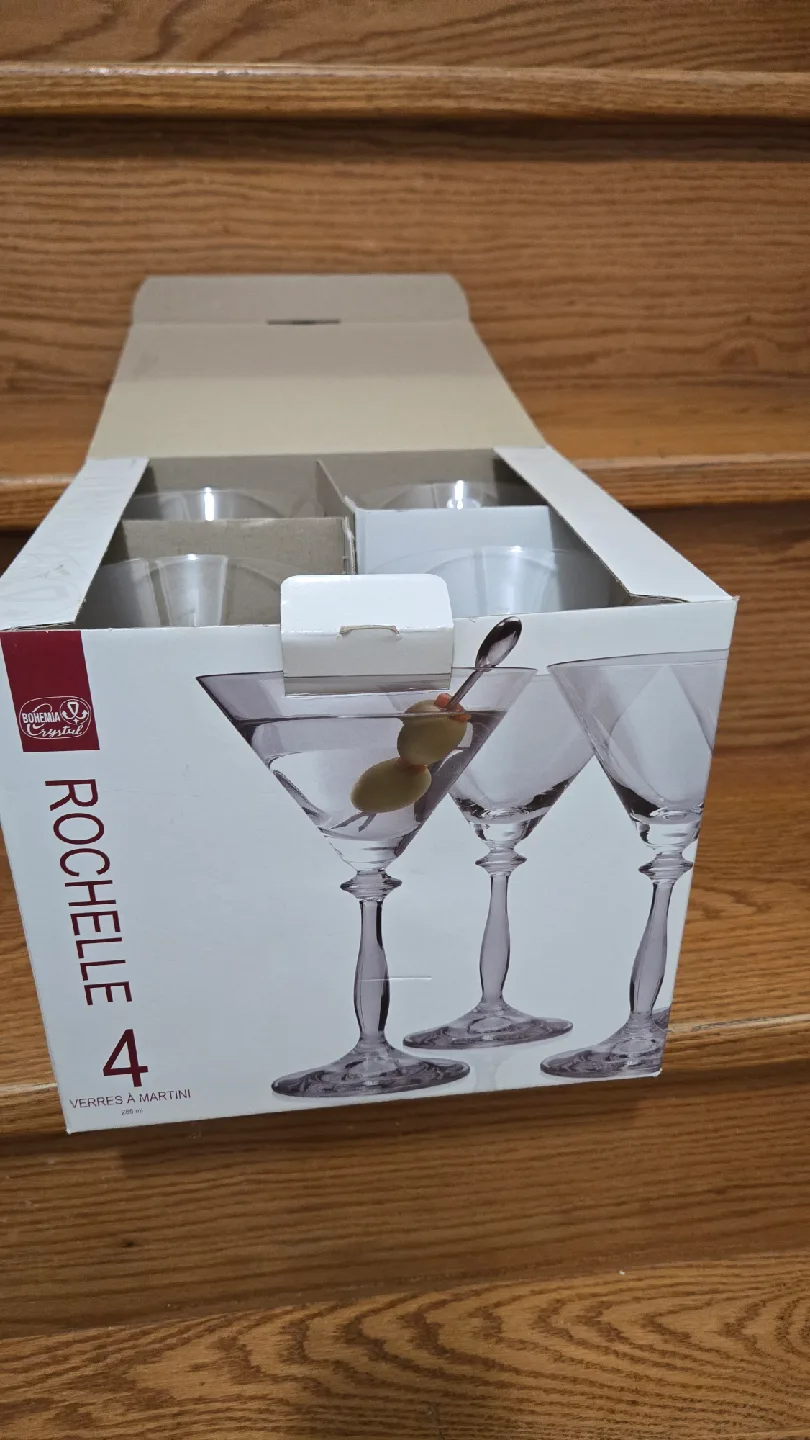 Bohemia Crystal Rochelle Martini Glasses - Set of 4 image indicator(4)