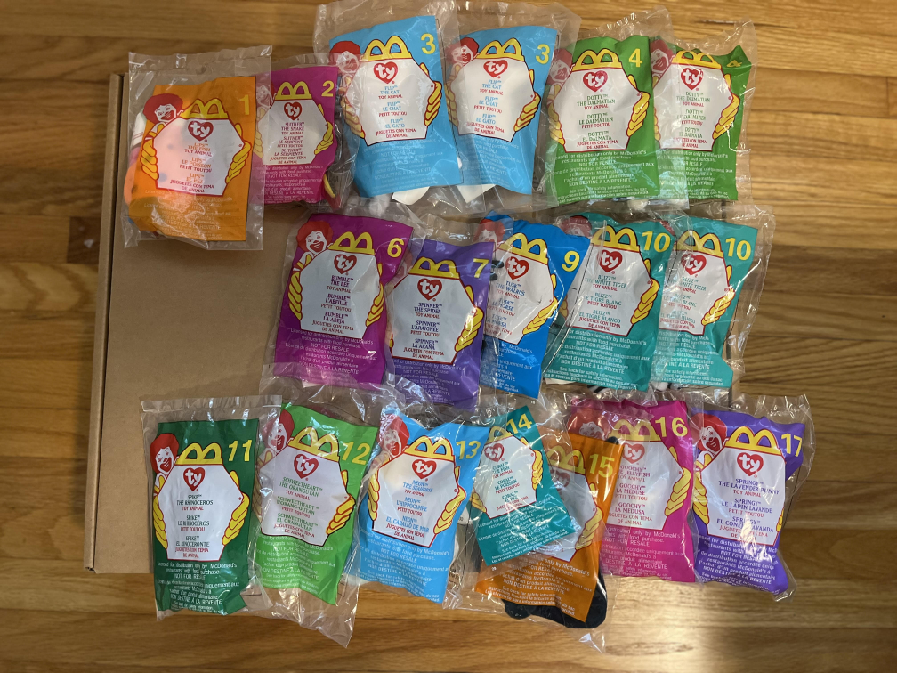 TY Beanie Babies McDonald's Teenie Beanies - photo 5