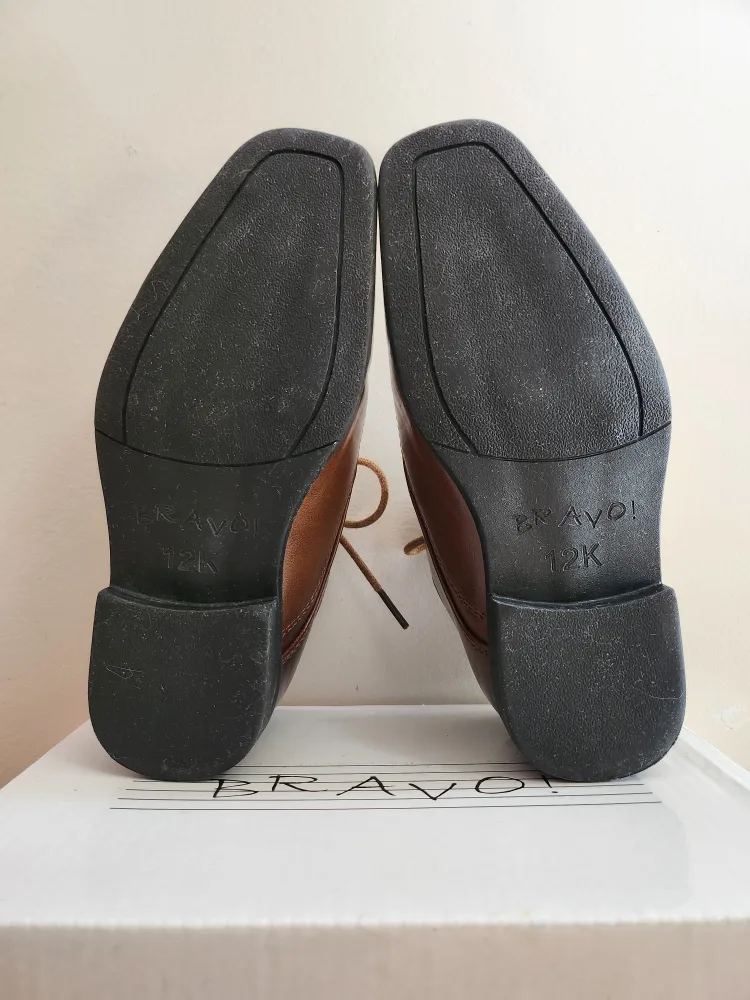 Kid's Brown Dress Shoes, Dickies Belt, Bow Tie 🥕 image indicator(7)