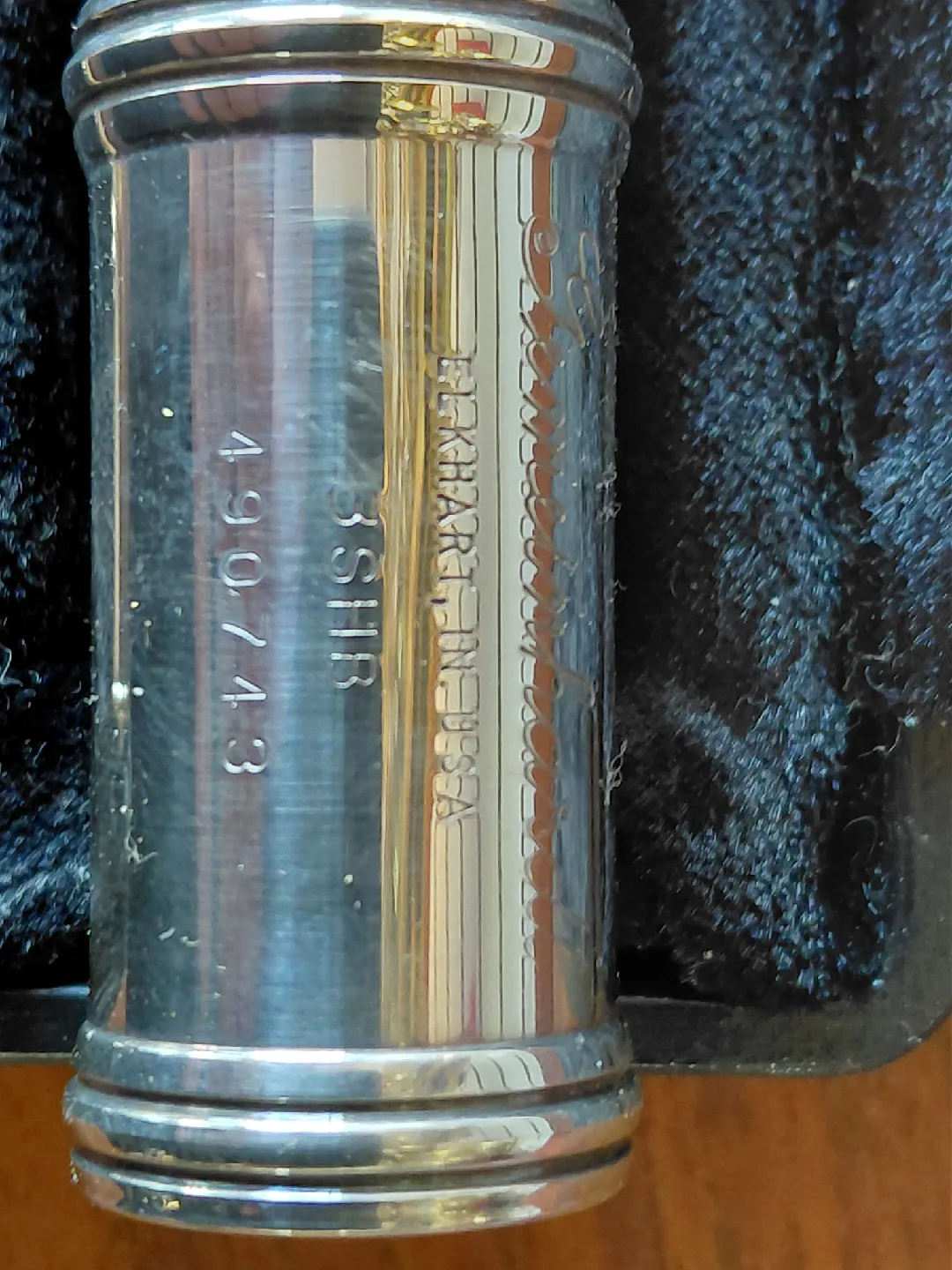 Gemienhart open hole B foot silver head flute thumbnail