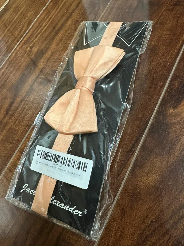 New Jacob Alexander Peach Bowtie
