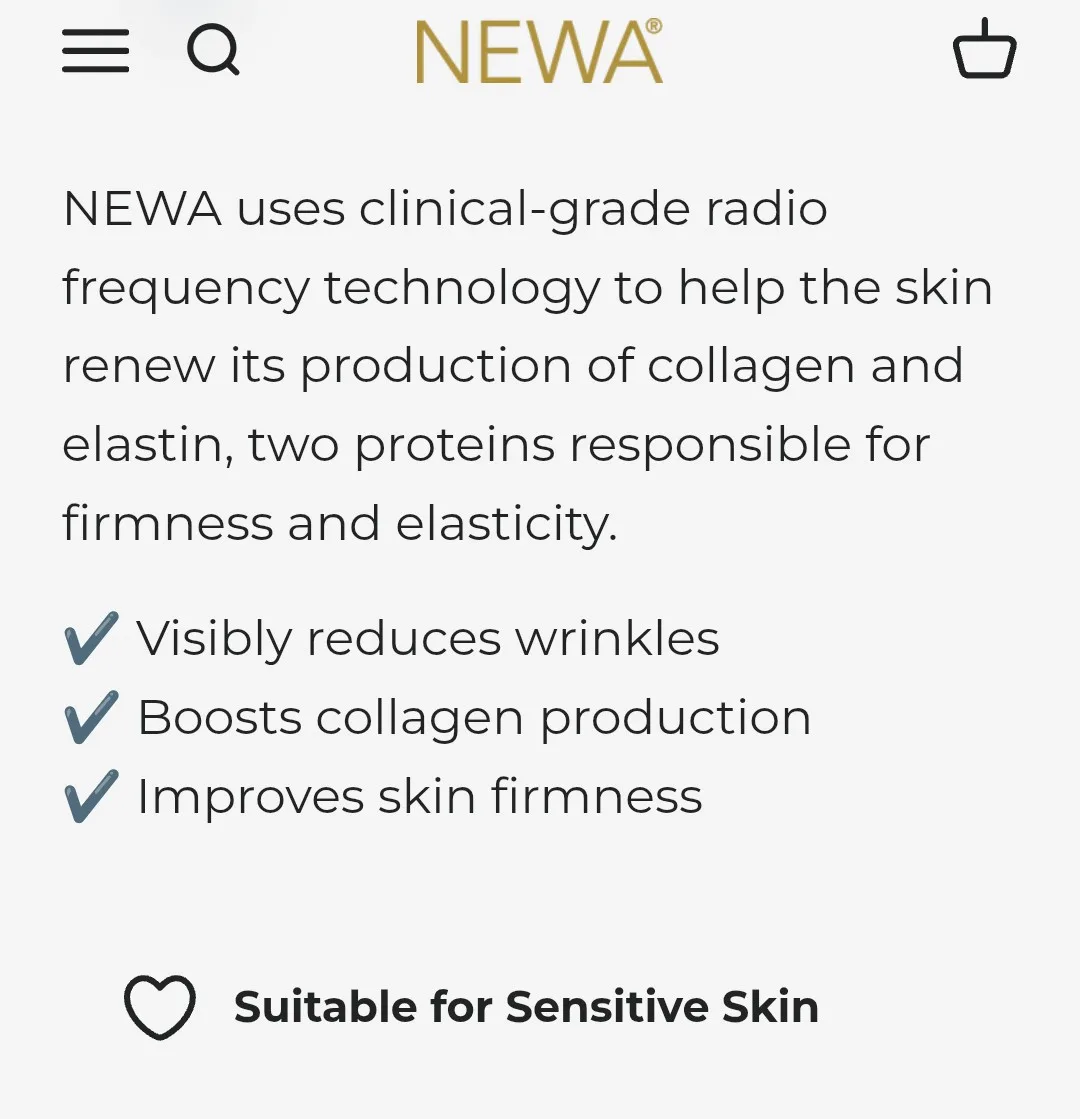 NEWA Plus Cordless RF Wrinkle Reduction Device image indicator(6)