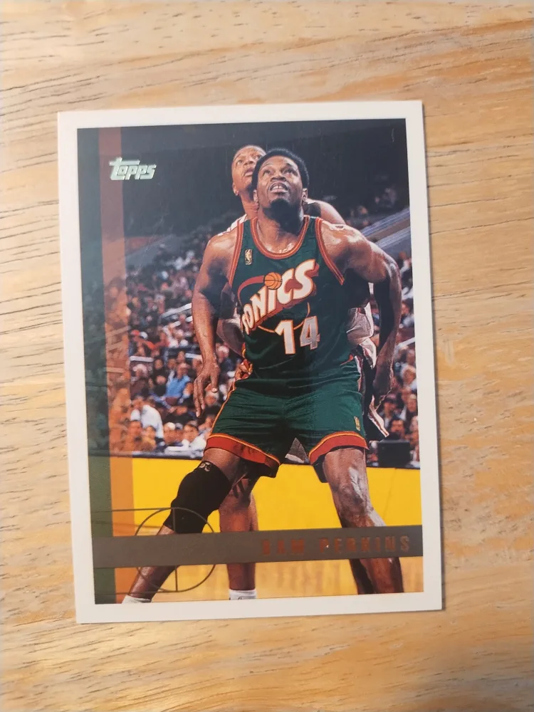 Vintage Seattle Supersonics Basketball Trading Cards thumbnail