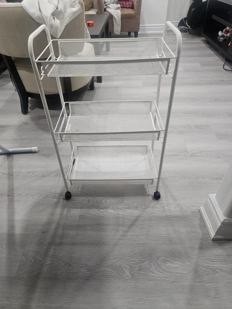 IKEA RÅSHULT White Utility Cart thumbnail