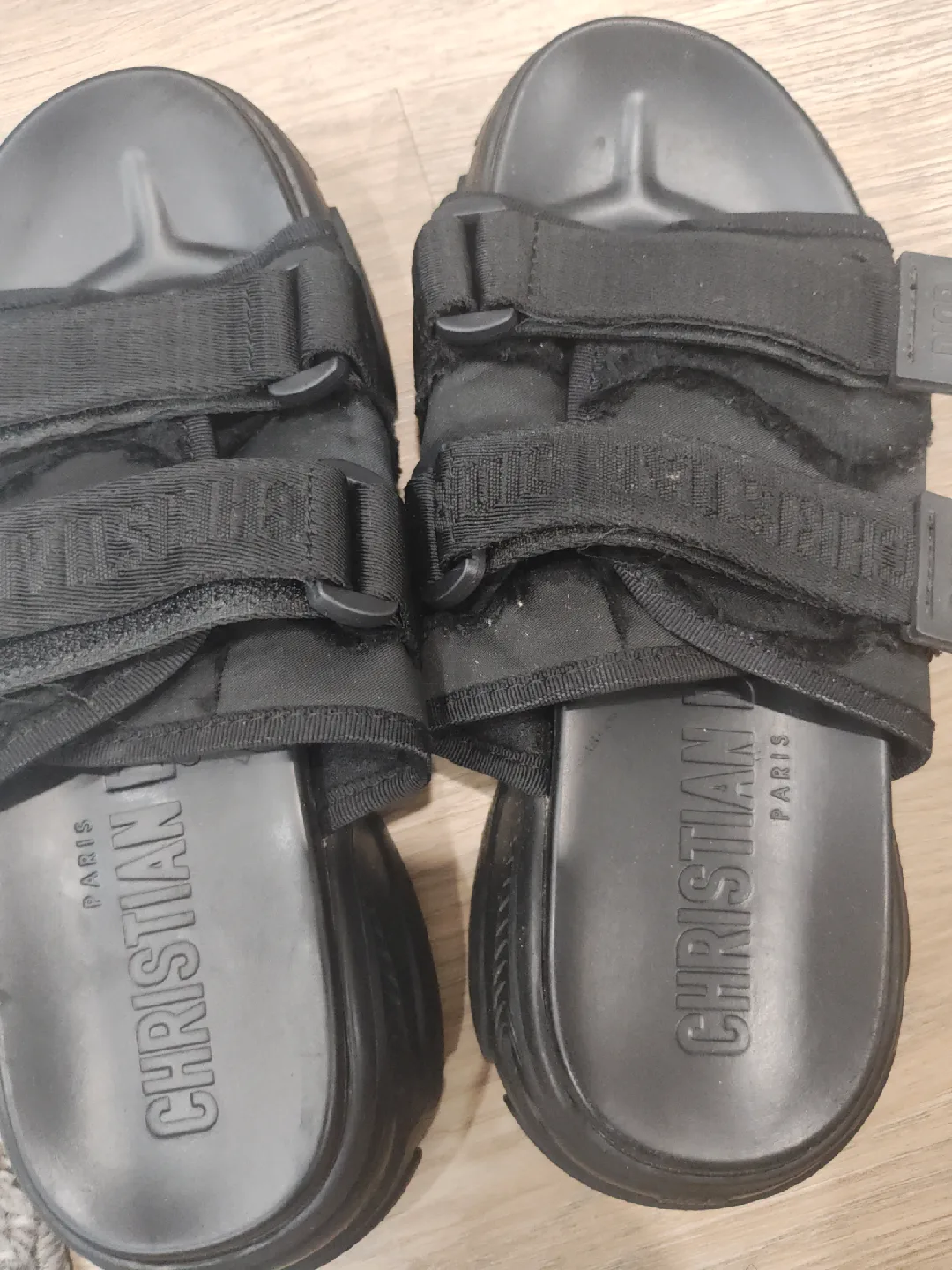 Christian Dior Black Slides - Size 37 image indicator(2)