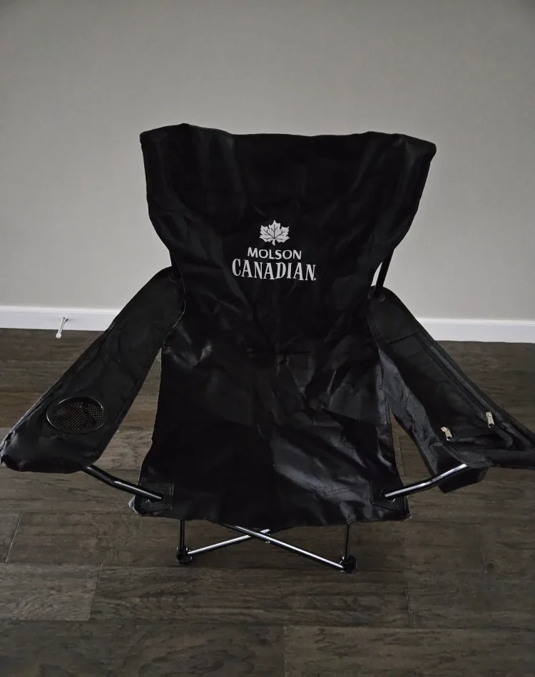 Molson Canadian Gongshow Folding Camp Chair - Black thumbnail