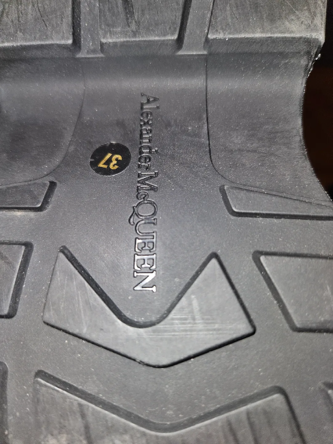 Alexander McQueen Black Leather Boots Size 37 image indicator(4)