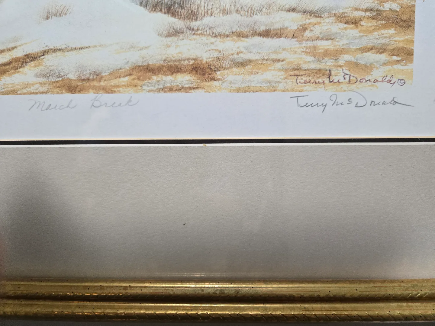 Terry Mcdonald- 'March Break' S/N Print. image indicator(3)