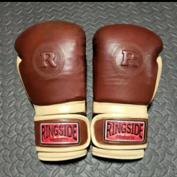 Ringside Heritage Boxing Gloves - Brown Leather thumbnail