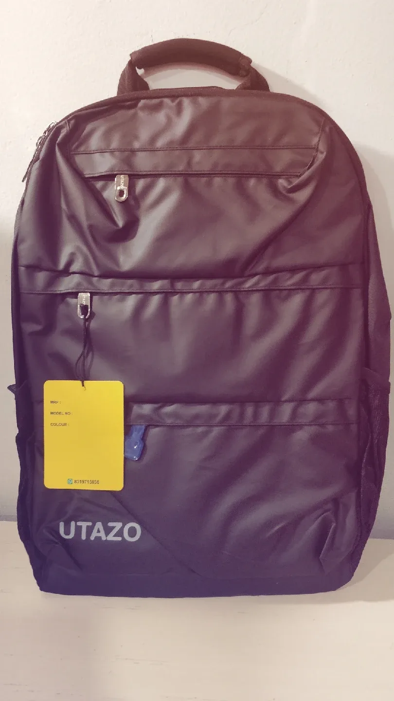 Utazo Black Backpack - Brand New! image indicator(2)
