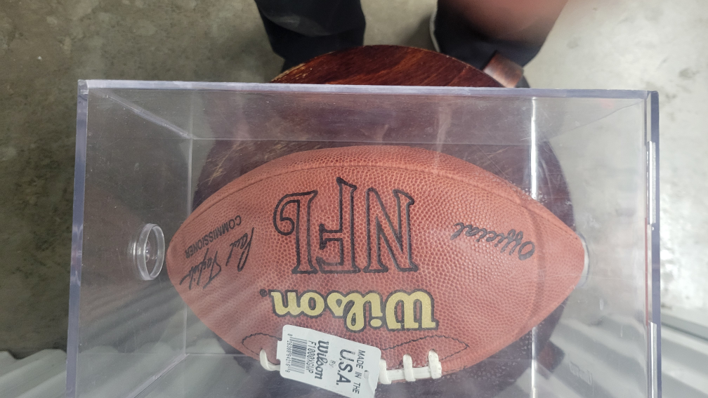 Brian Urlacher Signed Football - photo 2