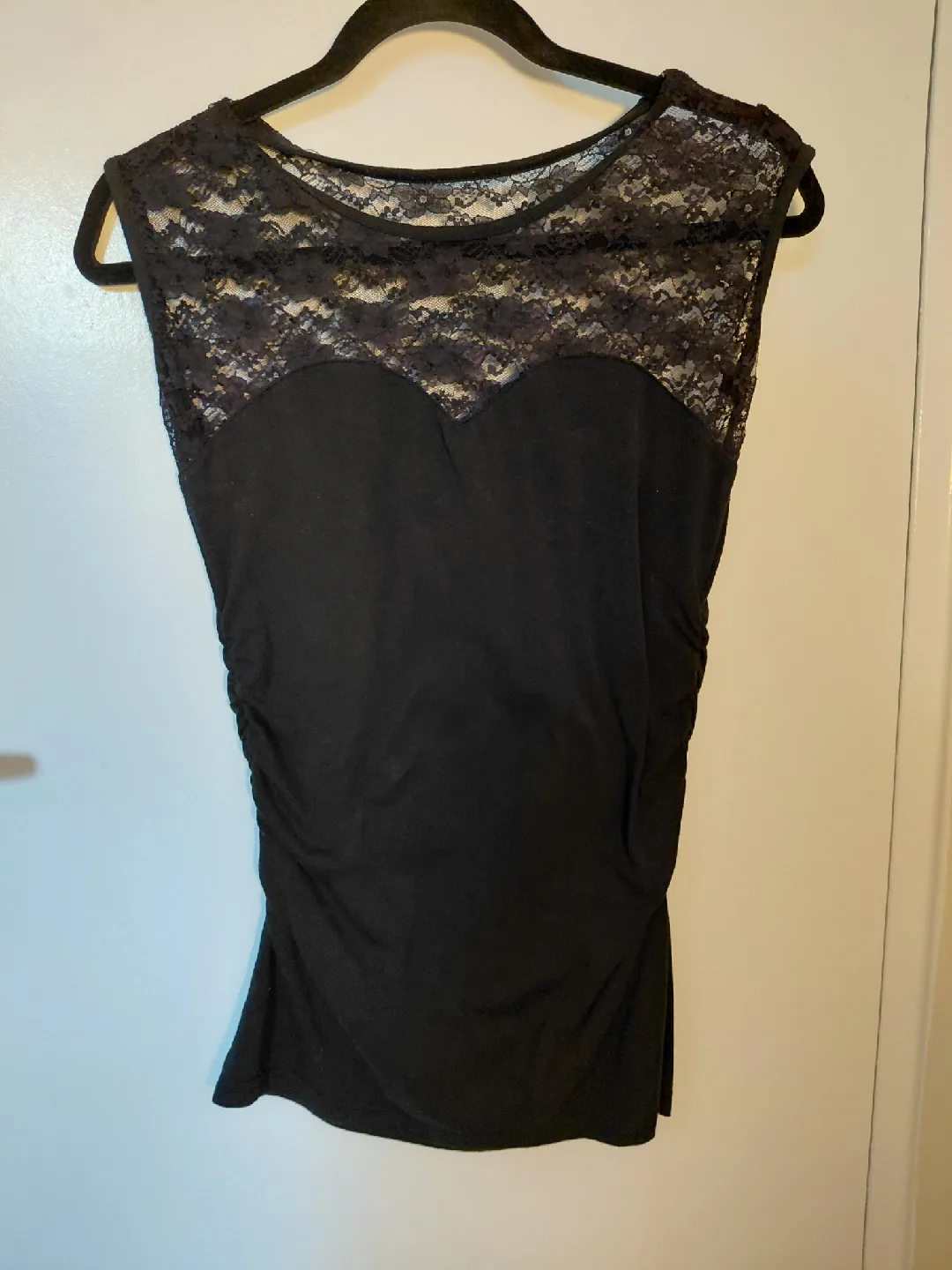 Black and Lace Top - Size M thumbnail