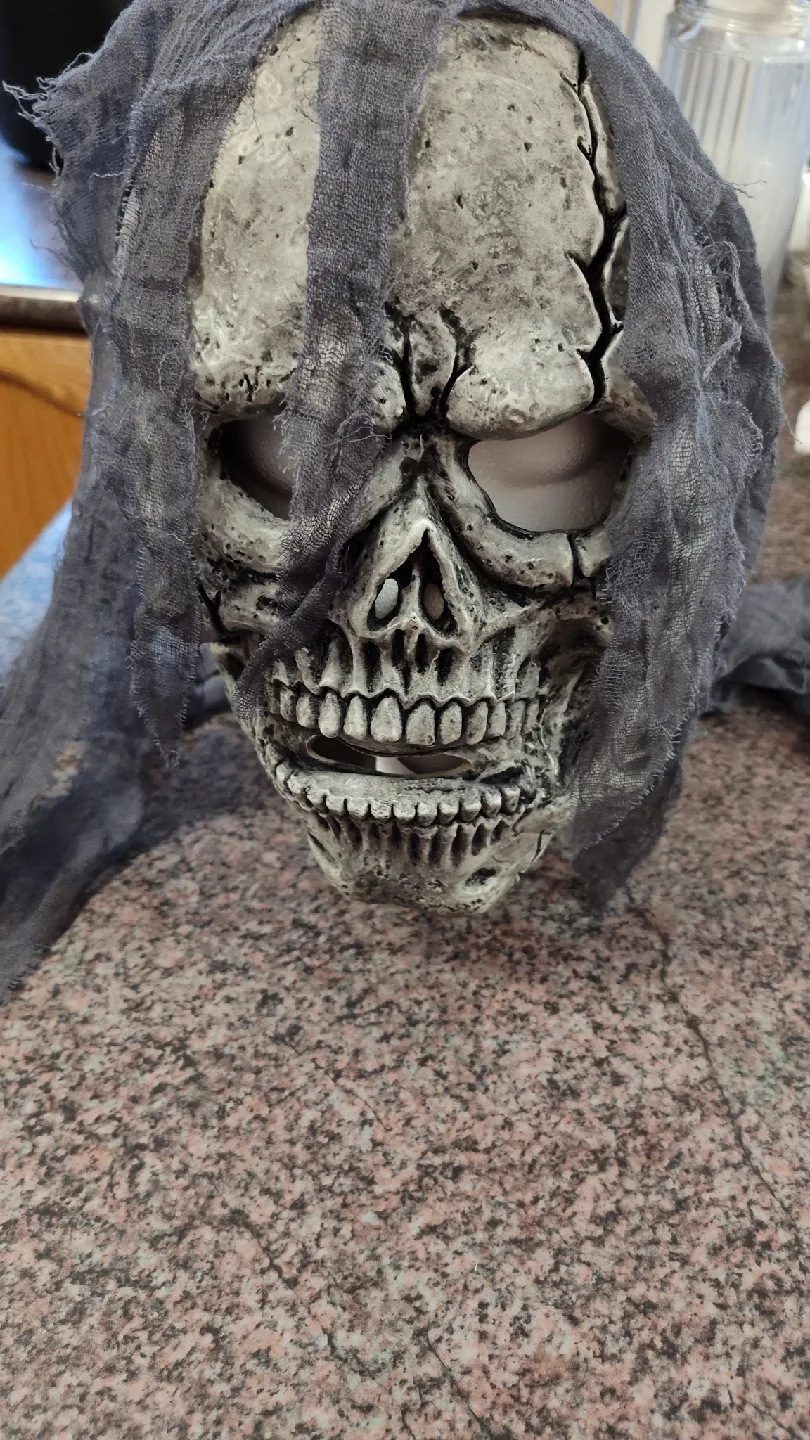 Skull Mask with Grey Cloth image indicator(4)
