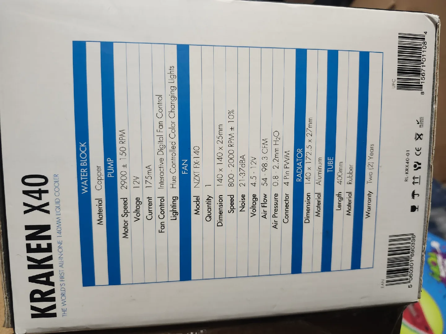 NZXT Kraken X40 Liquid Cooler image indicator(2)