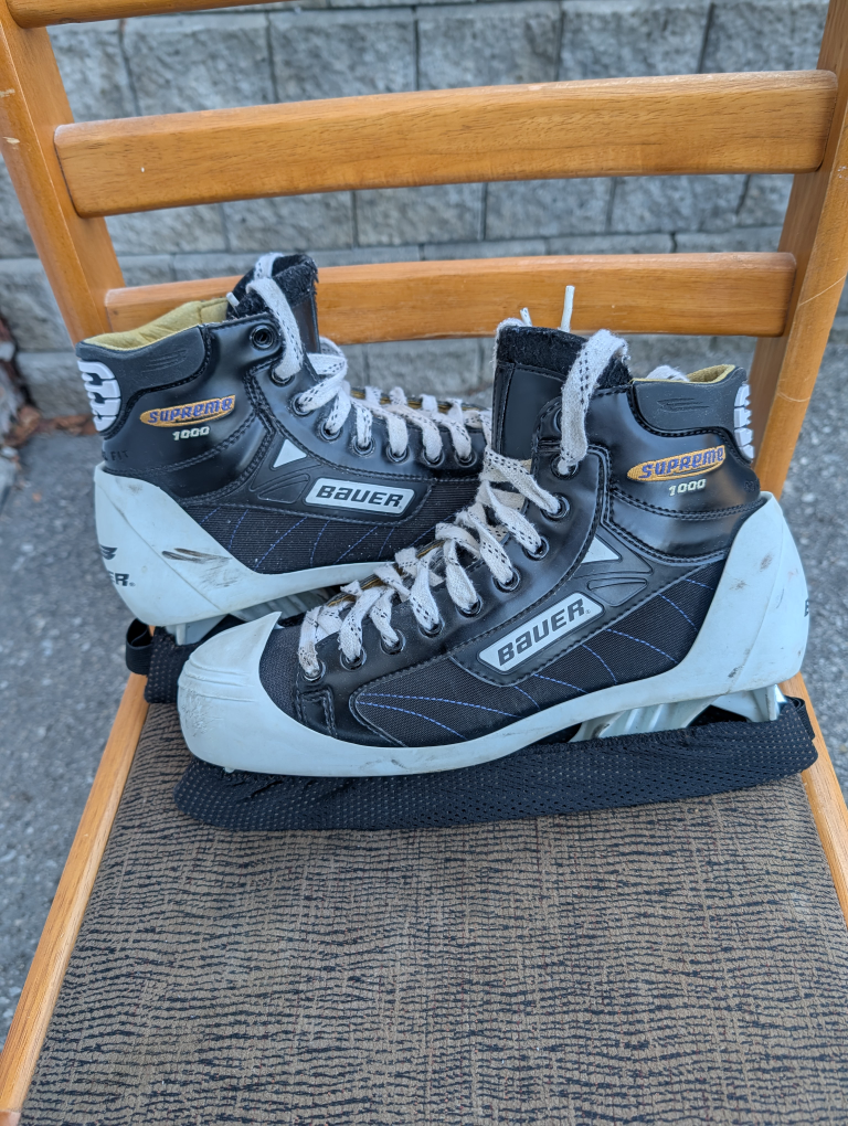Bauer Supreme 1000 Goalie Skates Size 9
