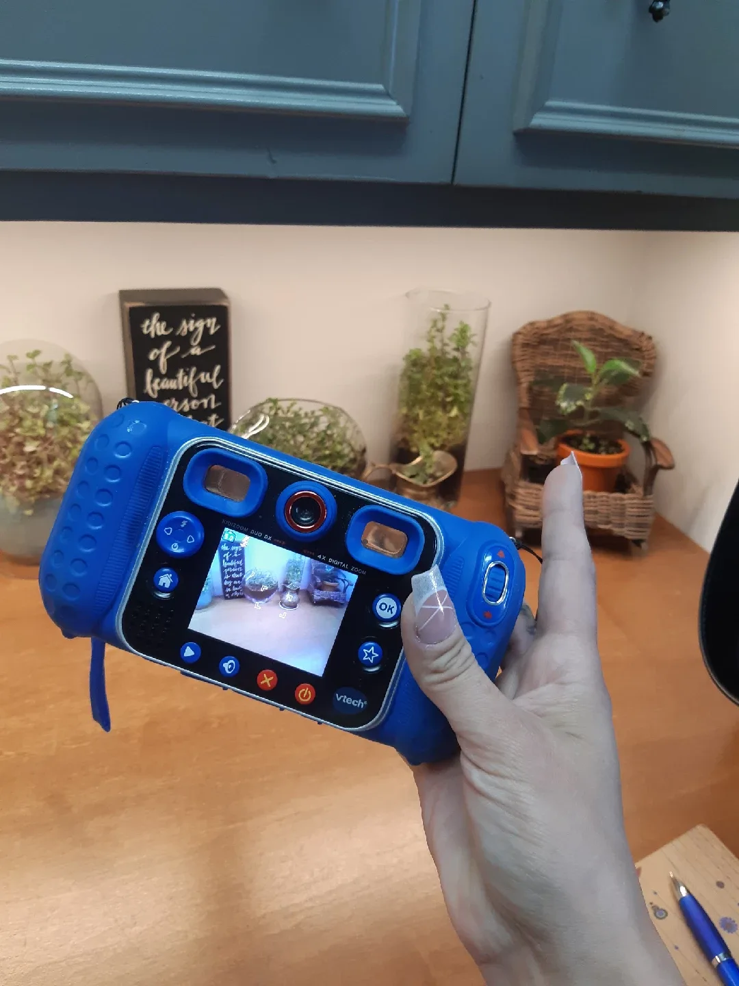 VTech Kidizoom Duo Deluxe Camera, Blue image indicator(2)